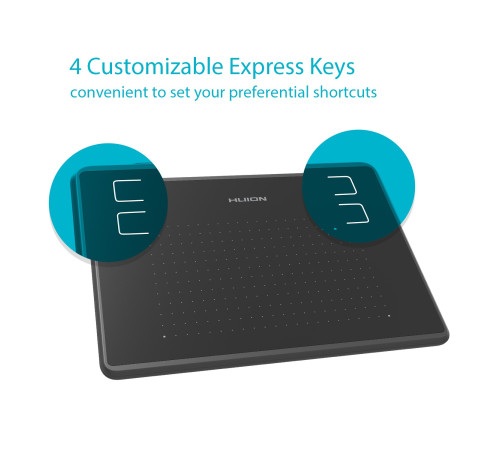 Графический планшет Huion INSPIROY H430P, черный