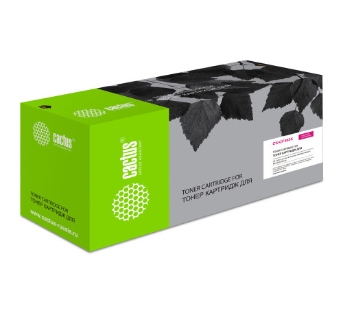 Картридж лазерный Cactus CS-CF463X CF463X для HP Color LJ Enterprise M652dn/M653d, пурпурный (22000 стр.)