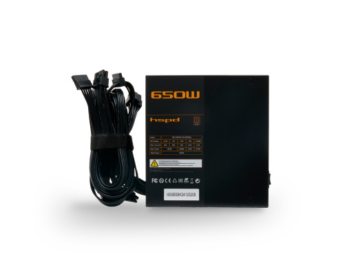 Блок питания 650 Вт HSPD HSI-650BS-BK