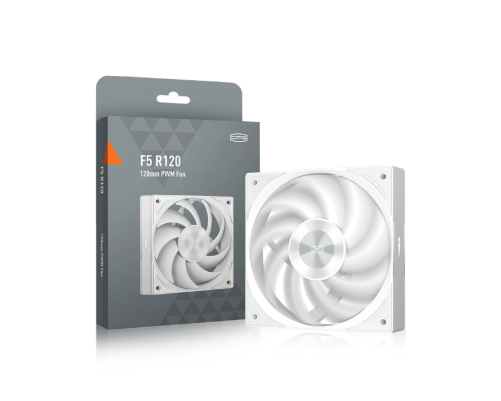 Вентилятор для корпуса PCCooler F5R120 WH 3IN1 (120x120x25mm, 4-pin PWM, 46CFM, 26.88dBA, 1800RPM, White, 3pcs) Вентилятор для корпуса PCCooler F5R120 WH 3IN1 (120x120x25mm, 4-pin PWM, 46CFM, 26.88dBA, 1800RPM, White, 3pcs)