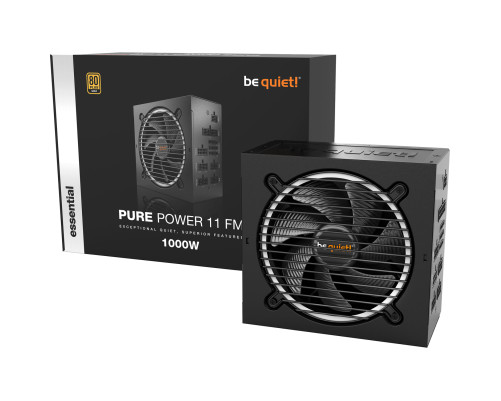 Блоки питания 1000 Вт be quiet! PURE POWER 11 FM, черный