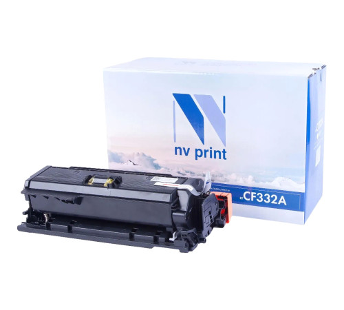 Тонер-картридж NVP NV-CF332A для HP Color LaserJet M651dn/M651n/M651xh, желтый (15000 стр.)
