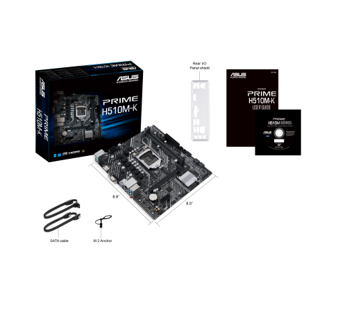 Материнская плата ASUS PRIME H510M-K (LGA1200)