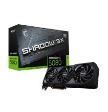 Видеокарта MSI GeForce RTX 5080 16G SHADOW 3X OC 16GB, GDDR7/256-bit