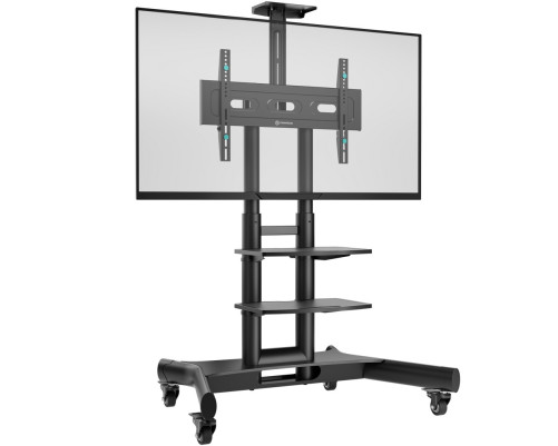 Мобильная стойка ONKRON на 1 ТВ TS1552 BLACK Мобильная стойка ONKRON на 1 ТВ TS1552 BLACK