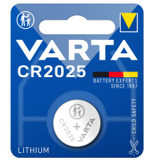 Элемент питания Varta ELECTRONICS CR2025 BL1 Lithium 3V (6025) (1 шт.)