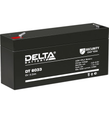 Аккумулятор свинцово-кислотный DELTA DT 6033, 6В/3.3Ач