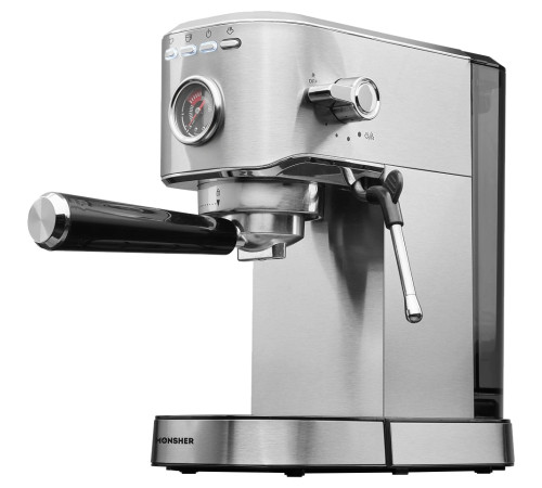 Кофеварка рожковая MONSHER MC 500, кнопочное управление, LED подсветка