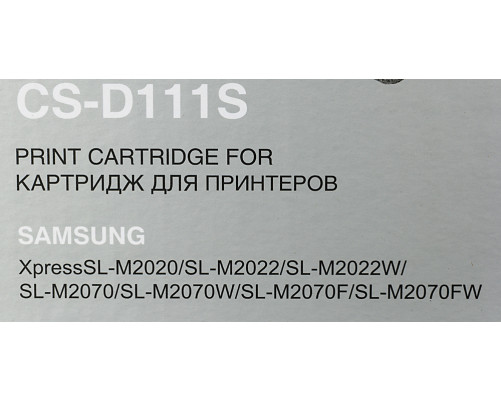Картридж Cactus CS-D111S MLT-D111S для Samsung Xpress M2022/M2020/M2021/M2070 (1000 стр.) Картридж Cactus CS-D111S MLT-D111S для Samsung Xpress M2022/M2020/M2021/M2070 (1000 стр.)