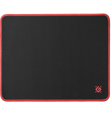 Игровой коврик для мыши Defender Black M 360x270x3 мм, ткань+резина