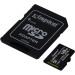 Карта памяти Kingston 128GB microSDXC Canvas Select Plus, Class 10, U1, V10 с адаптером