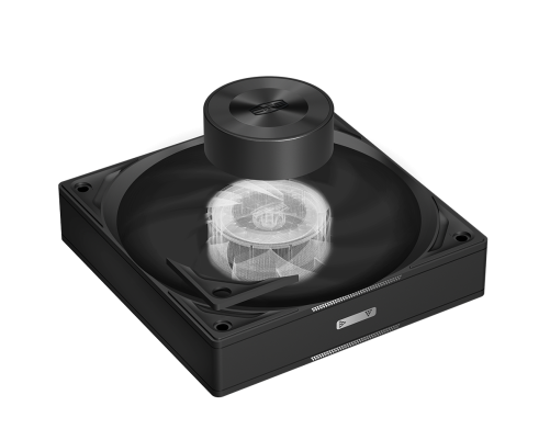 Вентилятор для корпуса PCCooler F5R120, черный Вентилятор для корпуса PCCooler F5R120, черный
