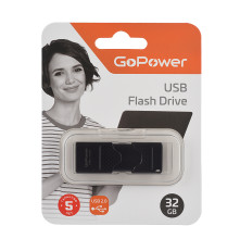 Накопитель USB Flash Drive GoPower 32GB SLIDER 