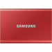 Внешний накопитель SSD Samsung T7, 2TB, USB 3.2 Gen2, красный