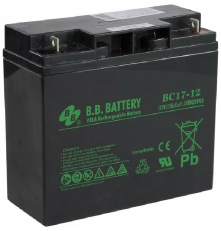 Аккумулятор свинцово-кислотный B.B. Battery BC17-12, 12В/17Ач