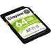 Карта памяти Kingston 64GB SDXC Canvas Select Plus, C10 UHS-I U1 V10