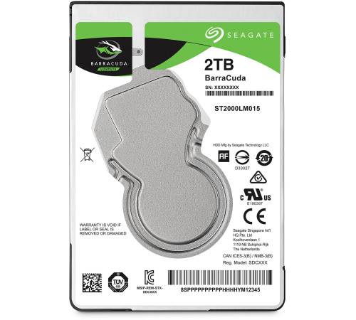 Жесткий диск 2TB Seagate BarraCuda ST2000LM015