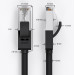 Удлинитель патч-корда прямой, FTP медь, кат.6, 5 м, 24 AWG, черный, GCR-51801