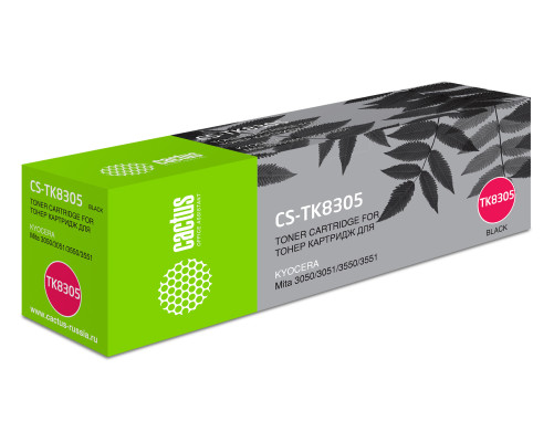 Картридж лазерный Cactus CS-TK8305 TK-8305 для Kyocera Mita 3050/3051/3550/3551 (25000 стр.) Картридж лазерный Cactus CS-TK8305 TK-8305 для Kyocera Mita 3050/3051/3550/3551 (25000 стр.)