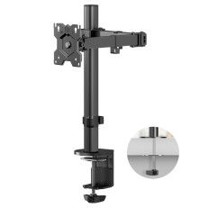 Кронштейн для монитора ONKRON D121E, 100*100, струбцина, наклон -85º+90º поворот 360º, вылет от основание 0-435мм, макс.перемещение по вертикали 200-340мм