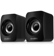 Акустическая система SVEN 130, 2.0, USB, 2x3 Вт, чёрный