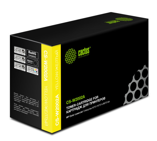 Картридж Cactus CS-W2002A W2002A для HP CLJ Ent M751, желтый (6000 стр.)