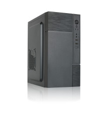 Корпус 450 Вт Forza mATX, black, 12cm, w2xUSB2.0, wpwr cord, wo FAN