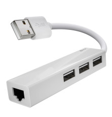 USB Разветвитель/сетевая карта внешняя Greenconnect GCR-AP03