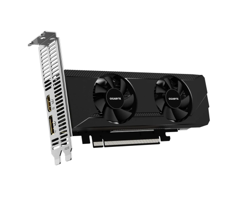 Видеокарта GIGABYTE AMD RADEON RX 6400 D6 LOW PROFILE 4G 4GB, GDDR6/64-bit Видеокарта GIGABYTE AMD RADEON RX 6400 D6 LOW PROFILE 4G 4GB, GDDR6/64-bit