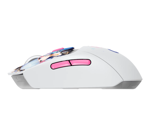 Мышь беспроводная игровая Logitech G309 LIGHTSPEED Ayaka Special Edition, белый/серый/розовый