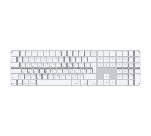 Клавиатура Apple Magic, touch ID, USB-C, белый