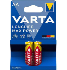 Элемент питания Varta LONGLIFE MAX POWER (MAX TECH) LR6 AA BL2 Alkaline 1.5V (4706)
