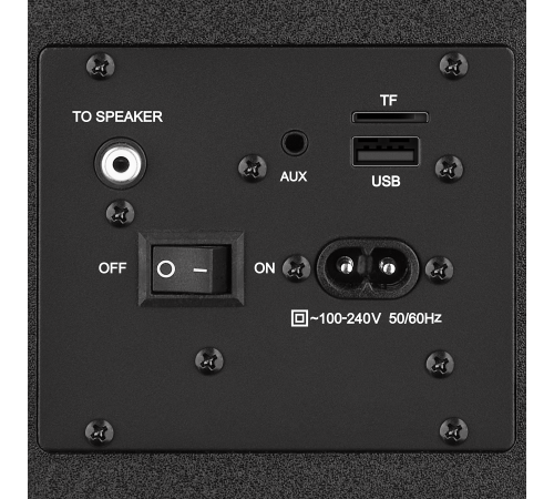 Акустическая система 2.0 SVEN SPS-730, 50 Вт, Bluetooth, пульт, USB, microSD, черный