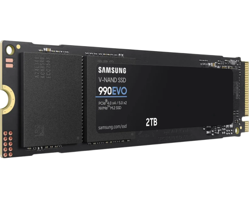 Твердотельный накопитель Samsung 990 EVO, 2TB, M.2(22x80mm) Твердотельный накопитель Samsung 990 EVO, 2TB, M.2(22x80mm)