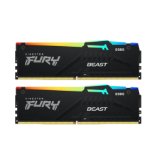 Модуль оперативной памяти Kingston 16GB DDR5-6000 (Kit of 2) FURY Beast RGB EXPO KF560C30BBEAK2-16