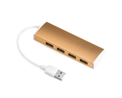 USB разветвитель Greenconnect GCR-UH214BR, бронзовый USB разветвитель Greenconnect GCR-UH214BR, бронзовый