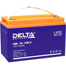 Аккумулятор свинцово-кислотный DELTA HRL 12-100 X, 12В/100Ач
