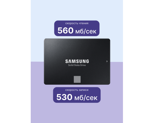 Твердотельный накопитель Samsung 870 EVO, 2TB , 2.5"