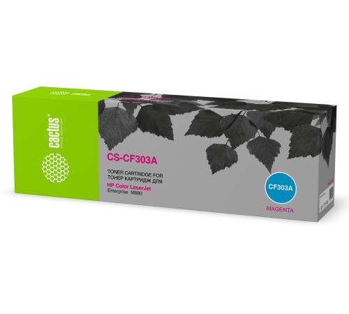 Картридж Cactus CS-CF303A CF303A для HP CLJ Ent M880, пурпурный (32000 стр.)
