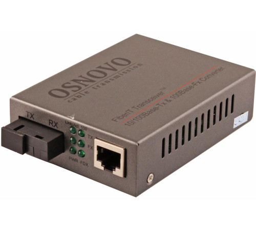 Медиаконвертер OSNOVO OMC-100-11S5b
