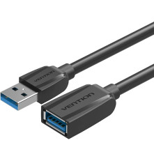 Кабель-удлинитель Vention USB 3.0 AM/AF - 1.5м Black Edition