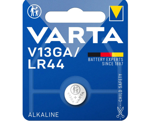 Varta ELECTRONICS G13/LR1154/LR44/357A/A76 BL1 Alkaline 1.5V (4276) (1 шт.) Varta ELECTRONICS G13/LR1154/LR44/357A/A76 BL1 Alkaline 1.5V (4276) (1 шт.)