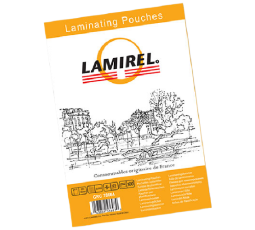 Пленка для ламинирования  Lamirel 75x105мм, 125мкм, 100 шт.