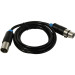 Кабель Vention XLR M/XLR F, 1.5 м, черный