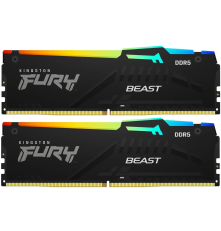 Модуль оперативной памяти Kingston 32GB DDR5-6000 (Kit of 2) FURY Beast RGB XMP KF560C30BBAK2-32