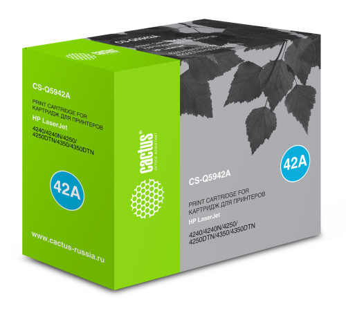 Картридж Cactus CS-Q5942A Q5942A для HP LJ 4250/4350 (10000 стр.)