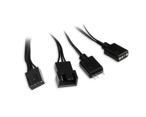 Вентилятор для корпуса HSPD M11 M11-120-ARGB, черный Вентилятор для корпуса HSPD M11 M11-120-ARGB, черный