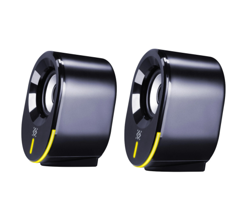 Акустическая система 2.0 Defender Solar 8, 10Вт, BT, Light, питание от USB, черный