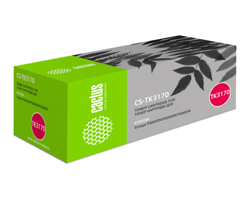 Картридж лазерный Cactus CS-TK3170 TK-3170 для Kyocera Ecosys P3050dn/P3055dn/P3060dn (15500 стр.) Картридж лазерный Cactus CS-TK3170 TK-3170 для Kyocera Ecosys P3050dn/P3055dn/P3060dn (15500 стр.)
