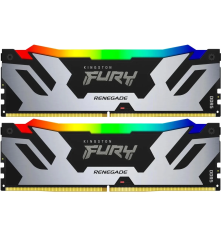 Модуль оперативной памяти Kingston 96GB FURY Renegade Silver/Black RGB XMP DDR5 6400Mhz DIMM (Kit 2*48gb) 2RX8 32-39-39 1.4V 288-pin 24Gbit